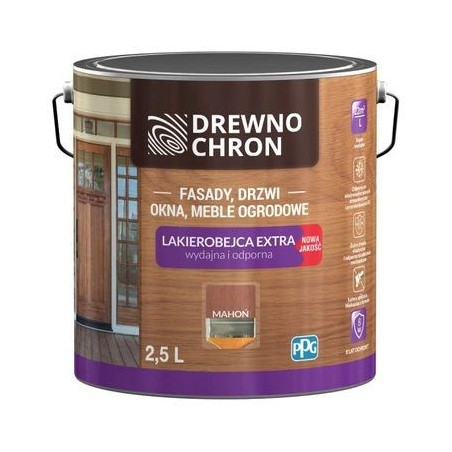 Lakierobejca Extra Mahoń 2,5L Drewnochron