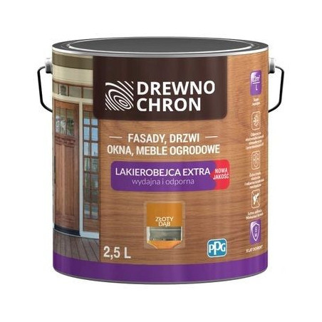Lakierobejca Extra Złoty Dąb 2,5L Drewnochron
