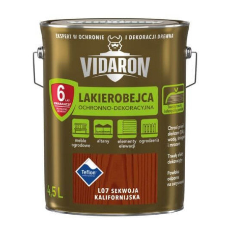 Lakierobejca Ochronno-Dekoracyjna Sekwoja Kalifornijska 4,5L Vidaron