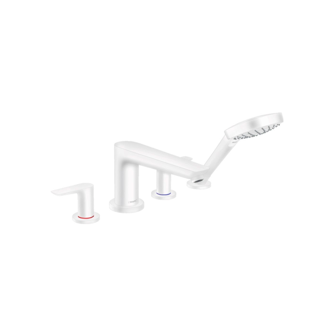 4-Otworowa Bateria Na Brzeg Wanny Talis E Biały Mat 71748700 Hansgrohe 4-Otworowa Bateria Na Brzeg Wanny Talis E Biały Mat 71748700 Hansgrohe