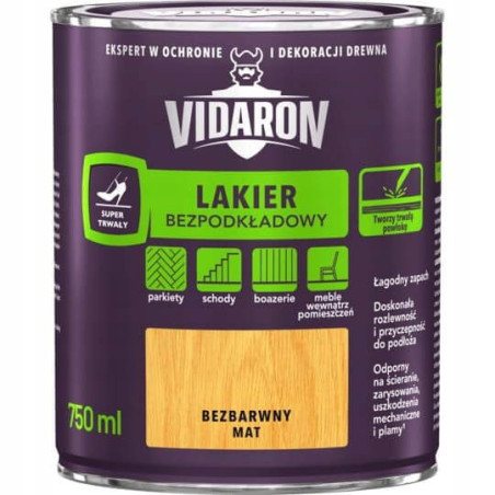 Lakier Bezpodkładowy Mat 750 ml Vidaron