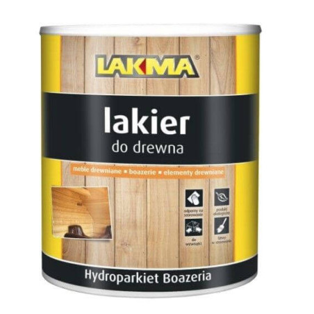 Lakier Hydroparkiet Półmat 5L Lakma