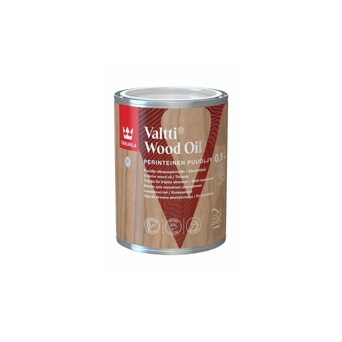 Olej Do Drewna Valtti Wood Oil 0,9L Tikkurila Olej Do Drewna Valtti Wood Oil 0,9L Tikkurila