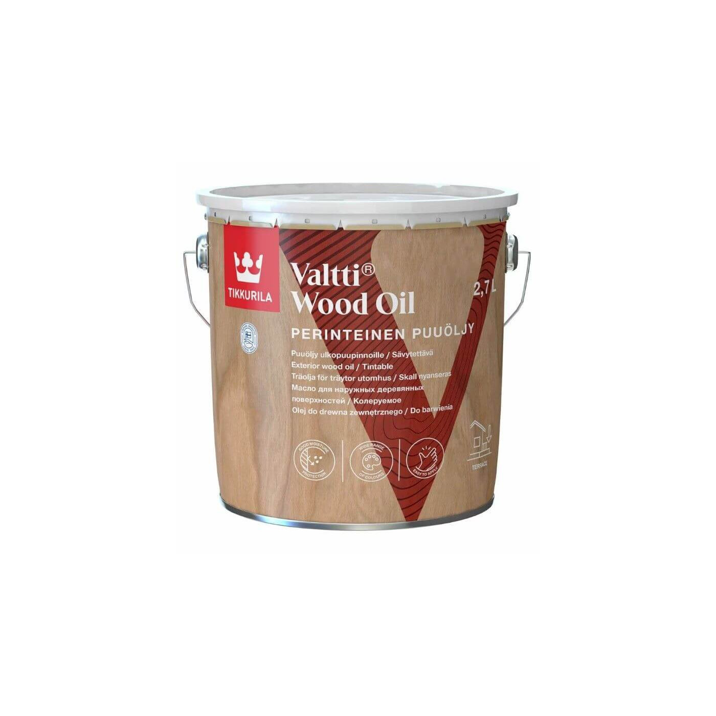 Olej Do Drewna Valtti Wood Oil 2,7L Tikkurila Olej Do Drewna Valtti Wood Oil 2,7L Tikkurila