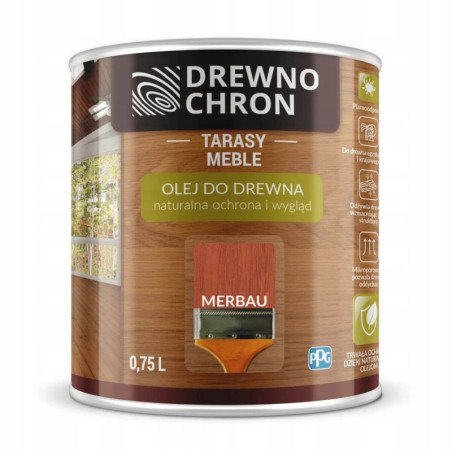Olej Do Drewna Merbau 0,75L Drewnochron