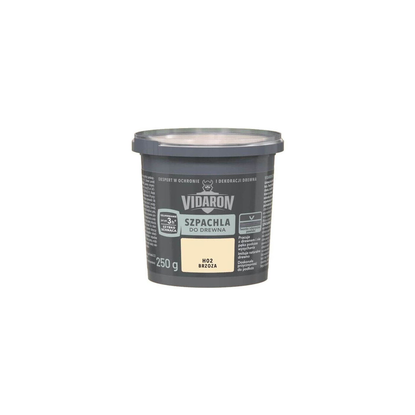 Szpachla Do Drewna H02 Brzoza 250g Vidaron Szpachla Do Drewna H02 Brzoza 250g Vidaron