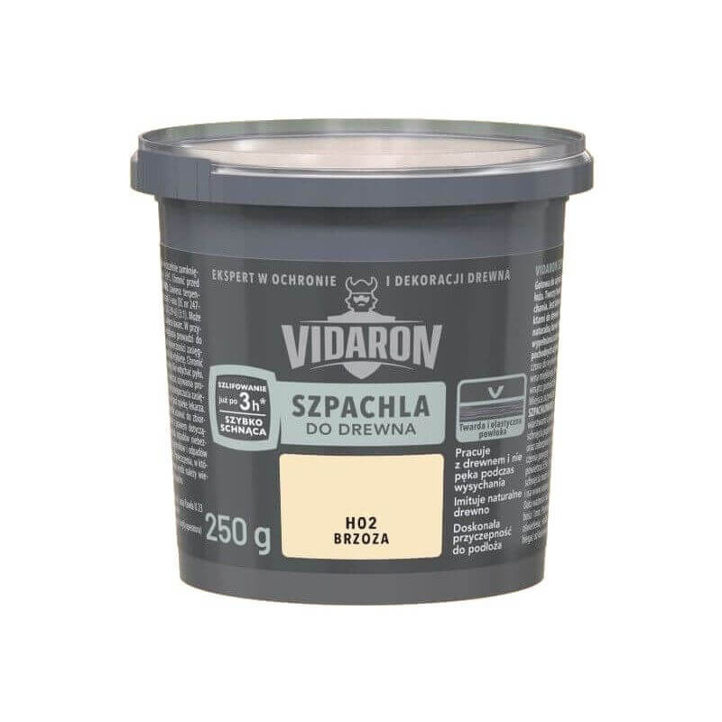 Szpachla Do Drewna H02 Brzoza 250g Vidaron Szpachla Do Drewna H02 Brzoza 250g Vidaron