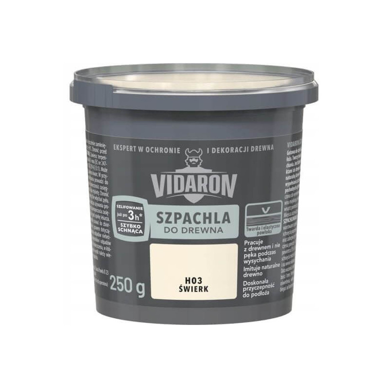 Szpachla Do Drewna H03 Świerk 250g Vidaron Szpachla Do Drewna H03 Świerk 250g Vidaron