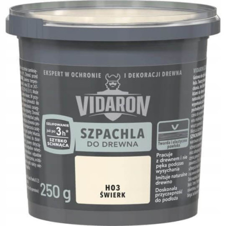 Szpachla Do Drewna H03 Świerk 250g Vidaron
