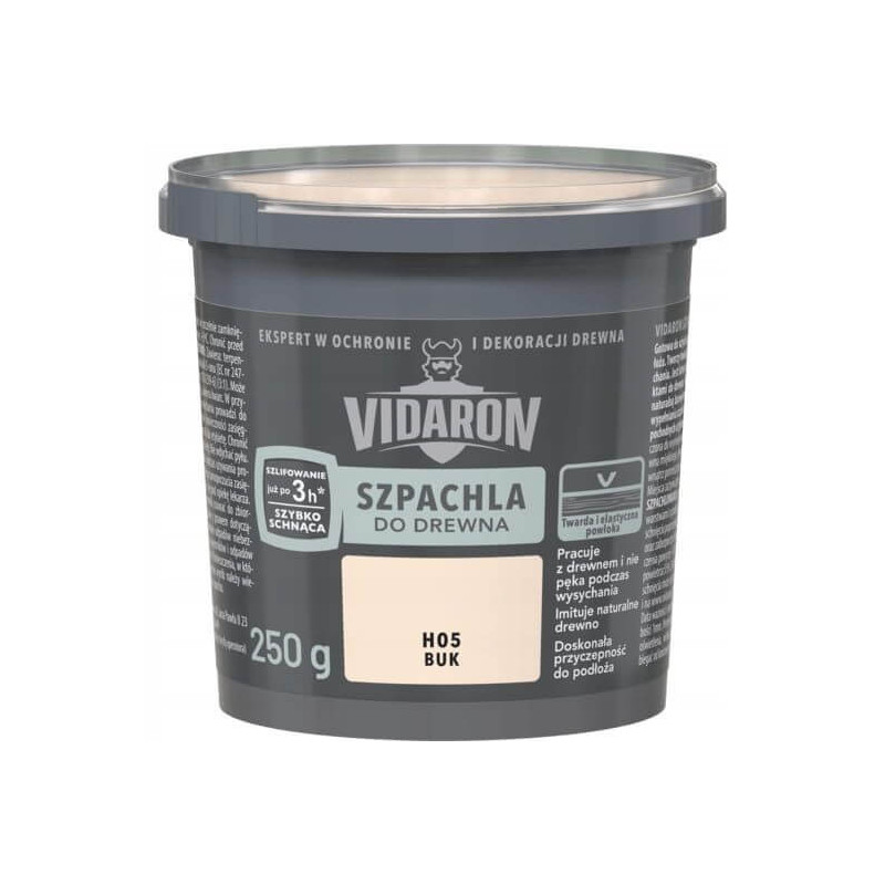 Szpachla Do Drewna H05 Buk 250g Vidaron Szpachla Do Drewna H05 Buk 250g Vidaron