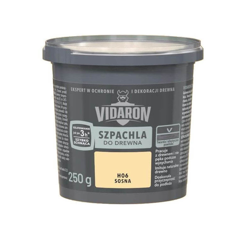 Szpachla Do Drewna H06 Sosna 250g Vidaron Szpachla Do Drewna H06 Sosna 250g Vidaron
