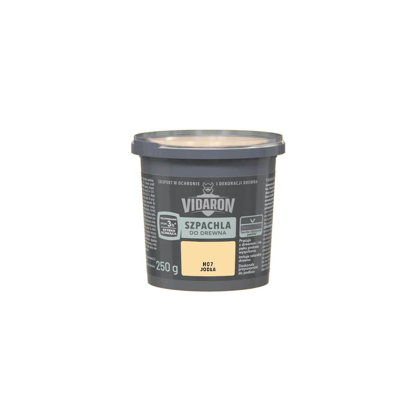 Szpachla Do Drewna H07 Jodła 250g Vidaron Szpachla Do Drewna H07 Jodła 250g Vidaron