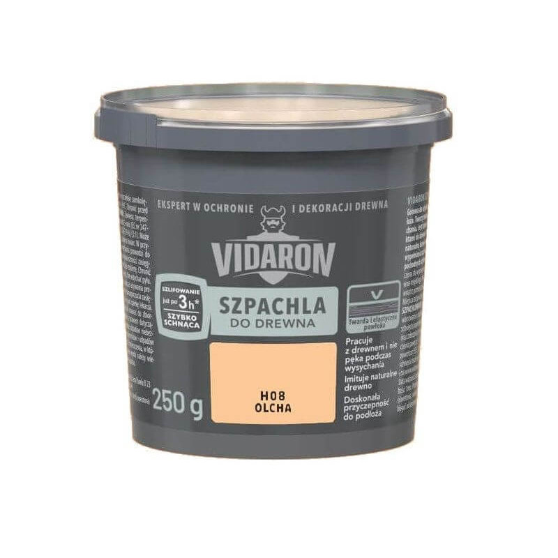 Szpachla Do Drewna H08 Olcha 250g Vidaron Szpachla Do Drewna H08 Olcha 250g Vidaron
