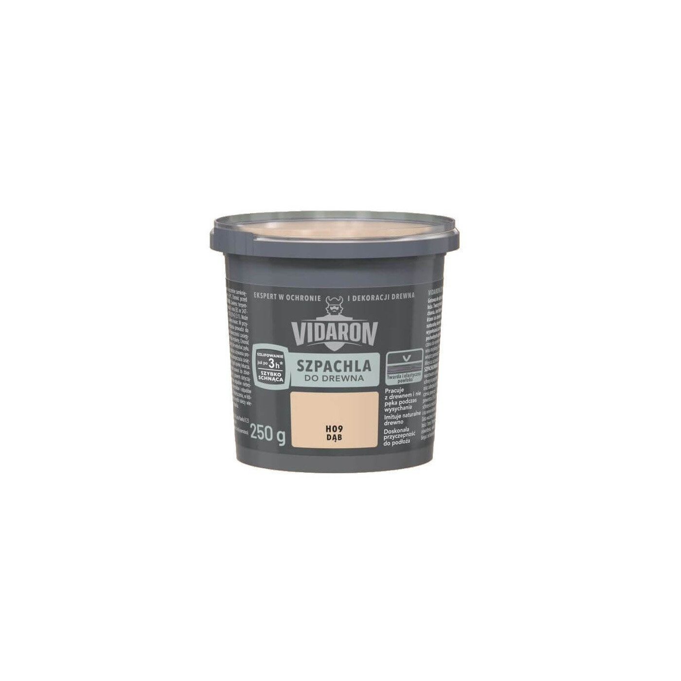Szpachla Do Drewna H09 Dąb 250g Vidaron Szpachla Do Drewna H09 Dąb 250g Vidaron