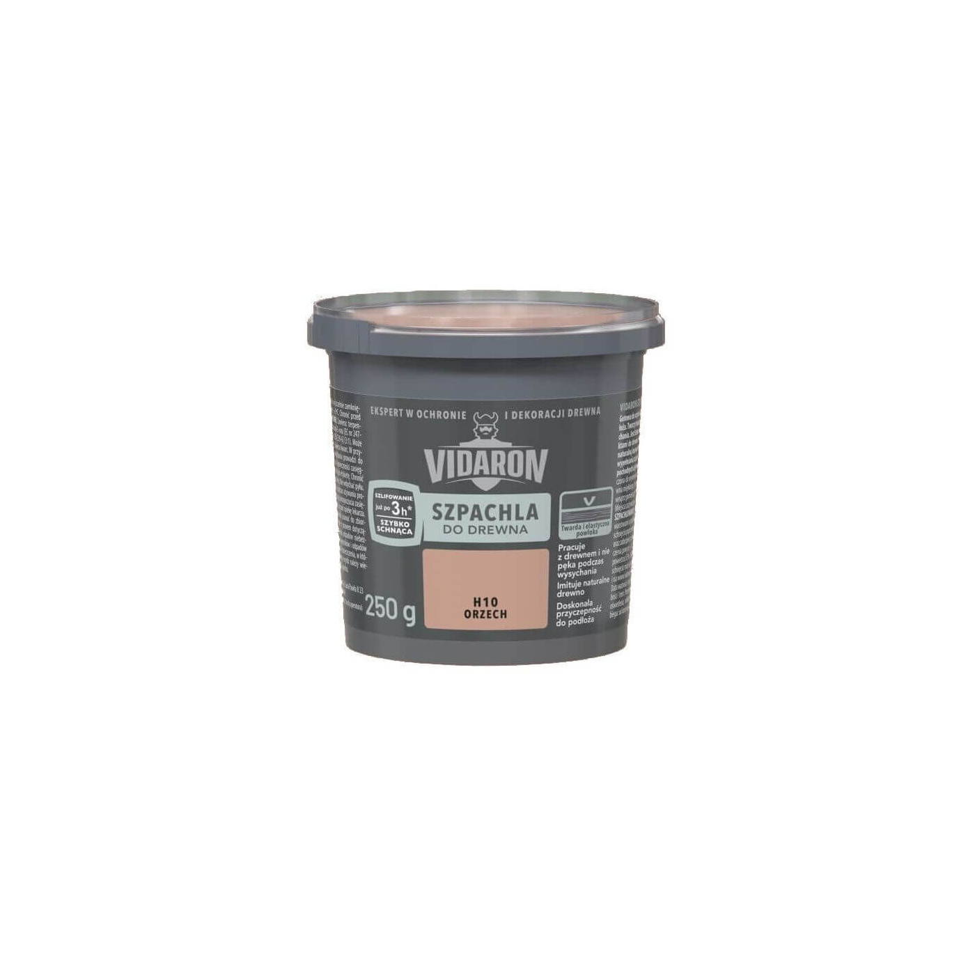Szpachla Do Drewna H10 Orzech 250g Vidaron Szpachla Do Drewna H10 Orzech 250g Vidaron