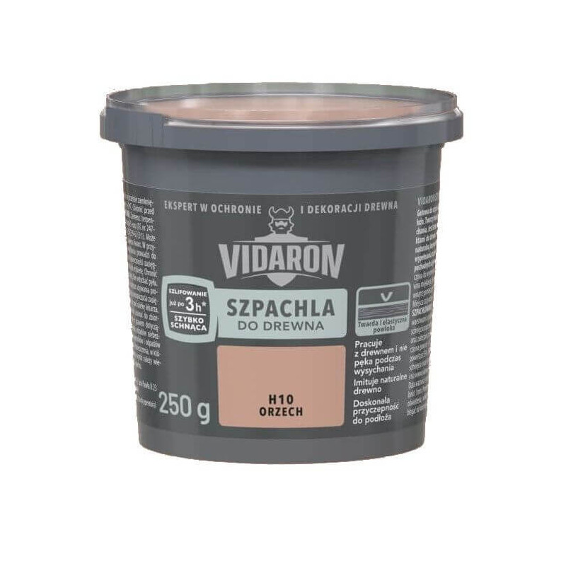 Szpachla Do Drewna H10 Orzech 250g Vidaron Szpachla Do Drewna H10 Orzech 250g Vidaron