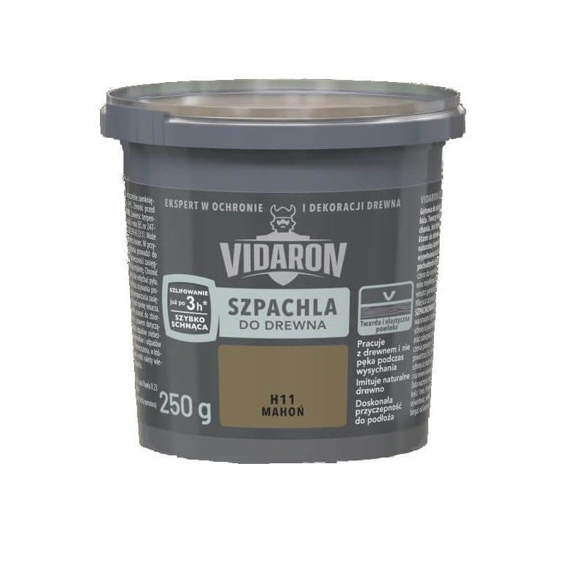 Szpachla Do Drewna H11 Mahoń 250g Vidaron Szpachla Do Drewna H11 Mahoń 250g Vidaron