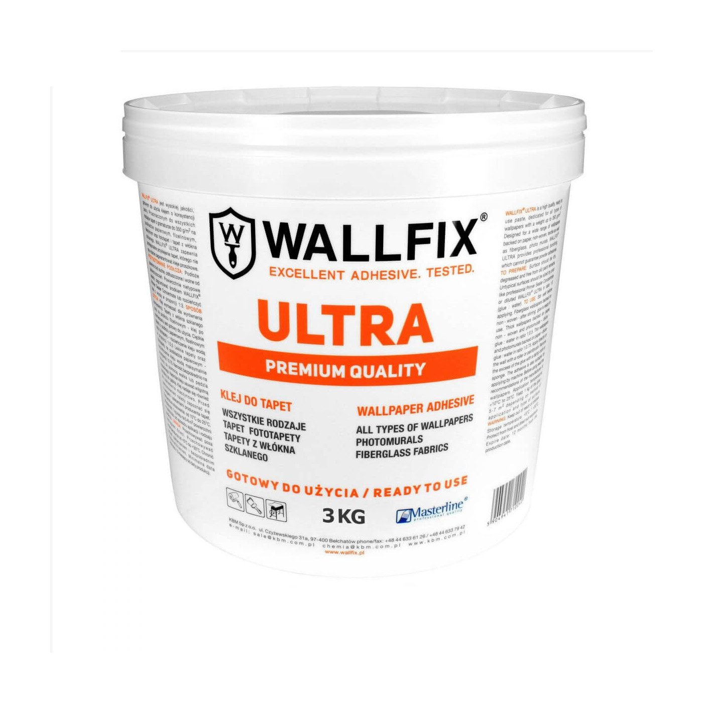 Klej Do Tapet Ultra 3 Kg Wallfix Klej Do Tapet Ultra 3 Kg Wallfix