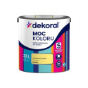 Farba Lateksowa Moc Koloru Słoneczny Blask 2,5l Dekoral Farba Lateksowa Moc Koloru Słoneczny Blask 2,5l Dekoral