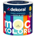 Farba Lateksowa Moc Koloru Promień Słońca 2,5l Dekoral Farba Lateksowa Moc Koloru Promień Słońca 2,5l Dekoral