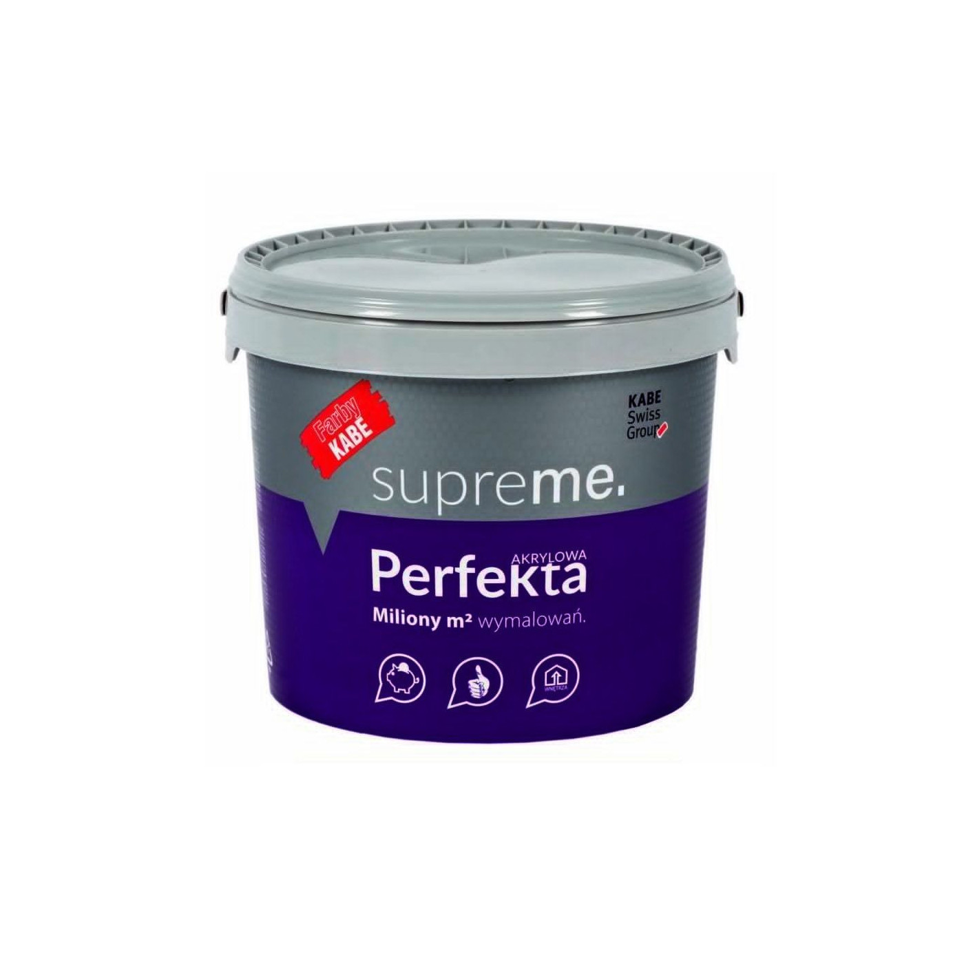 Farba Perfekta Baza A Biała 15l Kabe Farba Perfekta Baza A Biała 15l Kabe