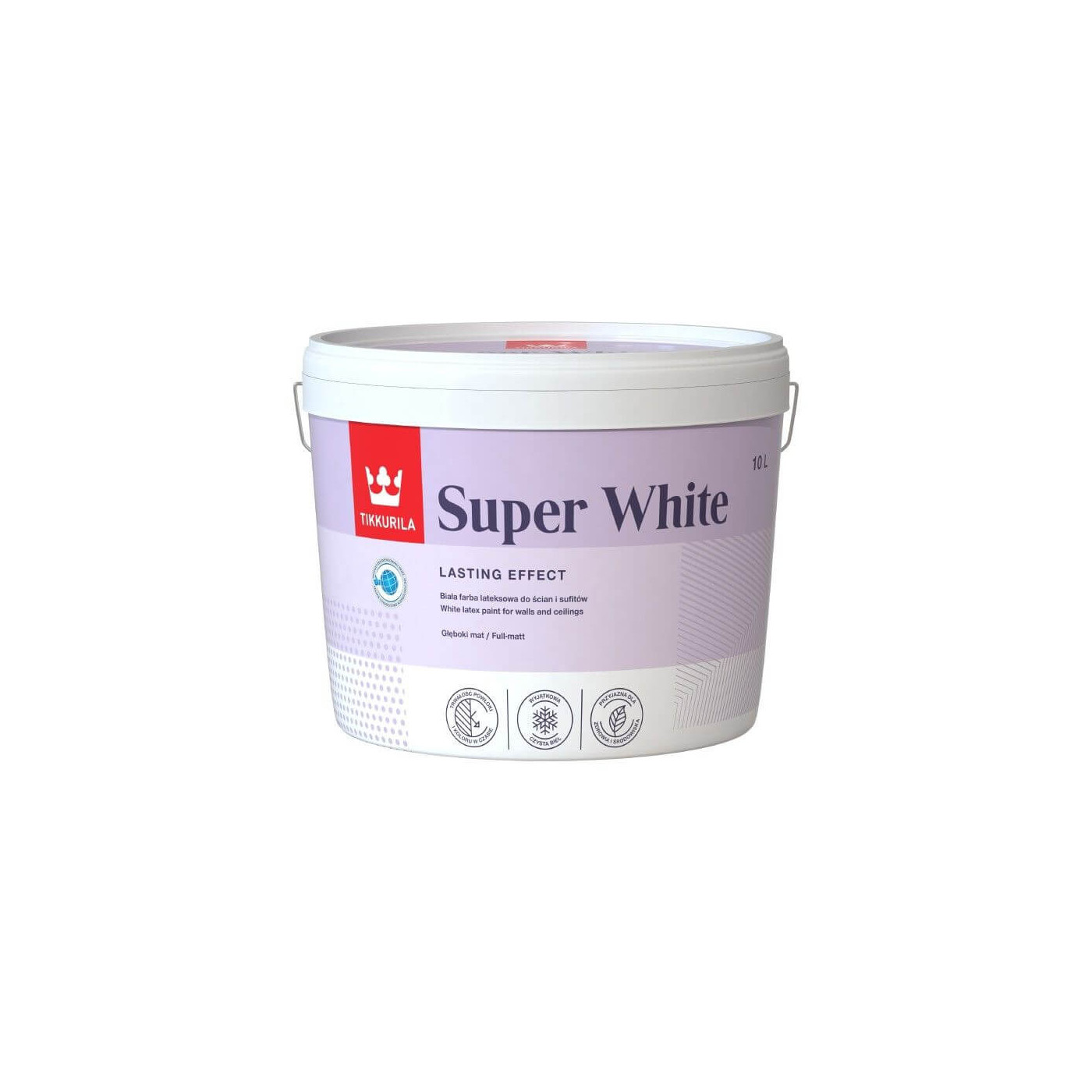 Farba Lateksowa Super White 10L Tikkurila Farba Lateksowa Super White 10L Tikkurila