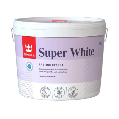 Farba Lateksowa Super White 10L Tikkurila