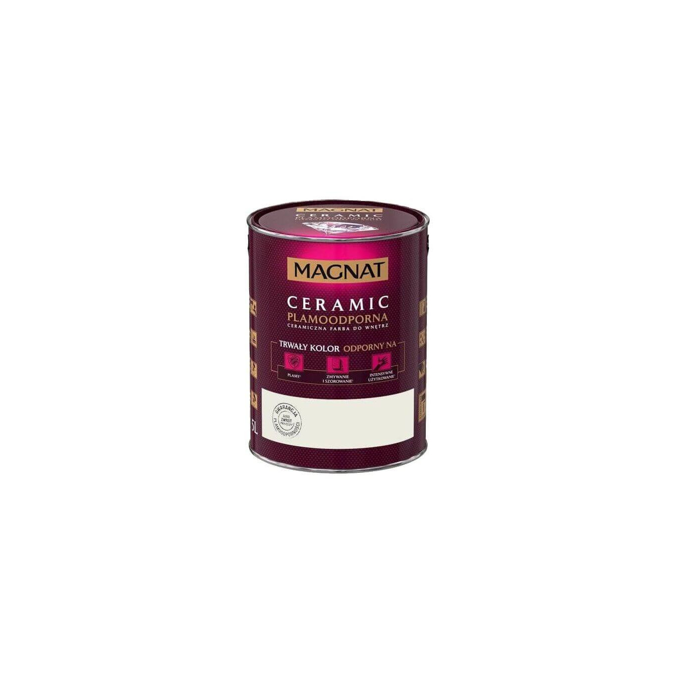 Farba Ceramiczna Ceramic C1 Biały Diament 5l Magnat Farba Ceramiczna Ceramic C1 Biały Diament 5l Magnat