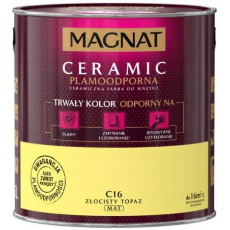 Farba Ceramiczna Magnat Ceramic C16 Złocisty Topaz 2,5l
