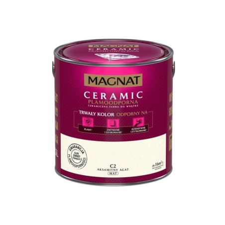 Farba Ceramiczna Magnat Ceramic C2 Aksamitny agat 2,5l