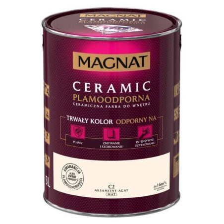 Farba Ceramiczna Magnat Ceramic C2 Aksamitny Agat 5l