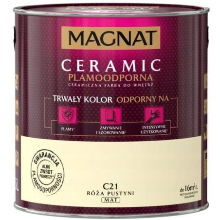 Farba Ceramiczna Magnat Ceramic C21 Róża Pustyni 2,5l