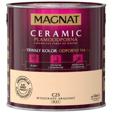 Farba Ceramiczna Magnat Ceramic C25 Wyszukany Aragonit 2,5l