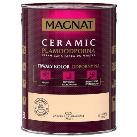Farba Ceramiczna Magnat Ceramic C25 Wyszukany Aragonit 5l