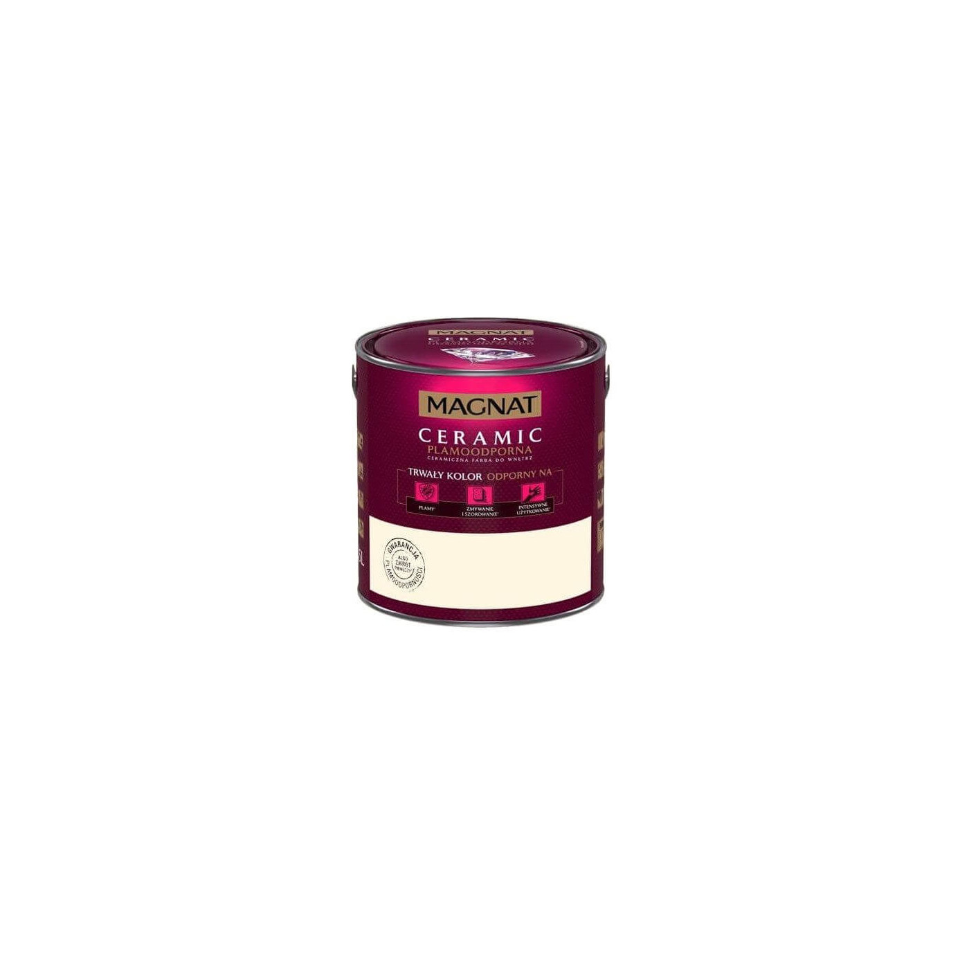 Farba Ceramiczna Magnat Ceramic C3 Waniliowy Kryształ 2,5l Farba Ceramiczna Magnat Ceramic C3 Waniliowy Kryształ 2,5l