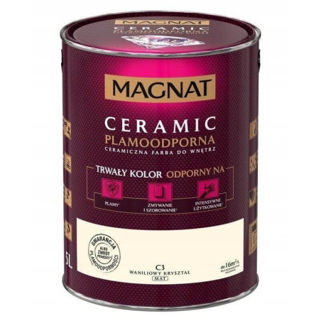 Farba Ceramiczna Magnat Ceramic C3 Waniliowy Kryształ 5l
