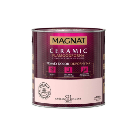 Farba Ceramiczna Magnat Ceramic C33 Królewski Diament 2,5l
