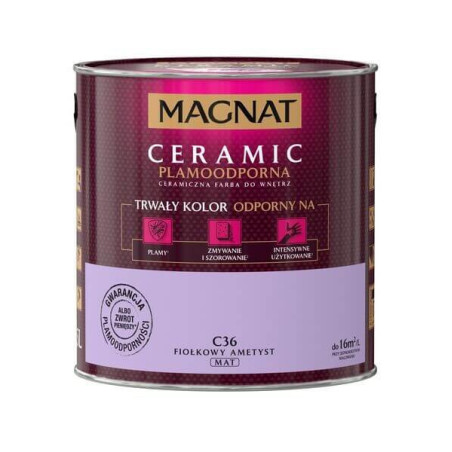 Farba Ceramiczna Magnat Ceramic C36 Fiołkowy Ametyst 2,5l
