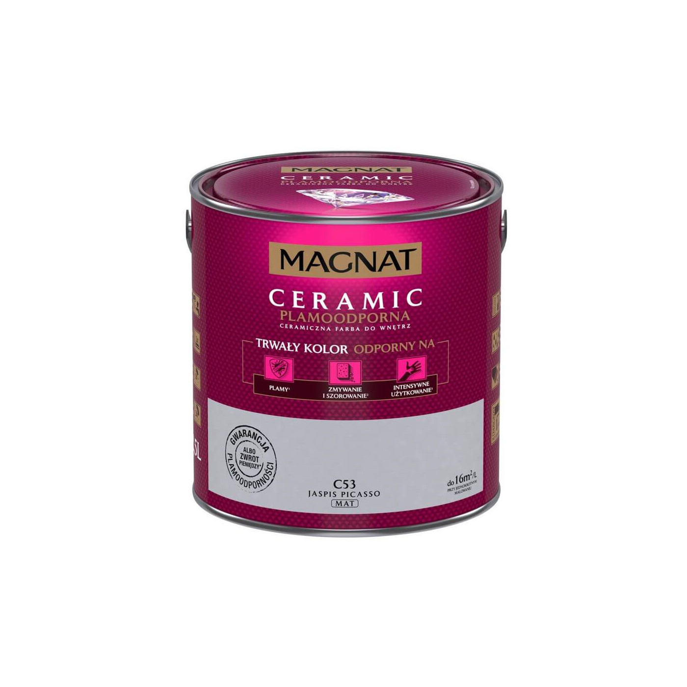 Farba Ceramiczna Magnat Ceramic C53 Jaspis Picasso 2,5l Farba Ceramiczna Magnat Ceramic C53 Jaspis Picasso 2,5l