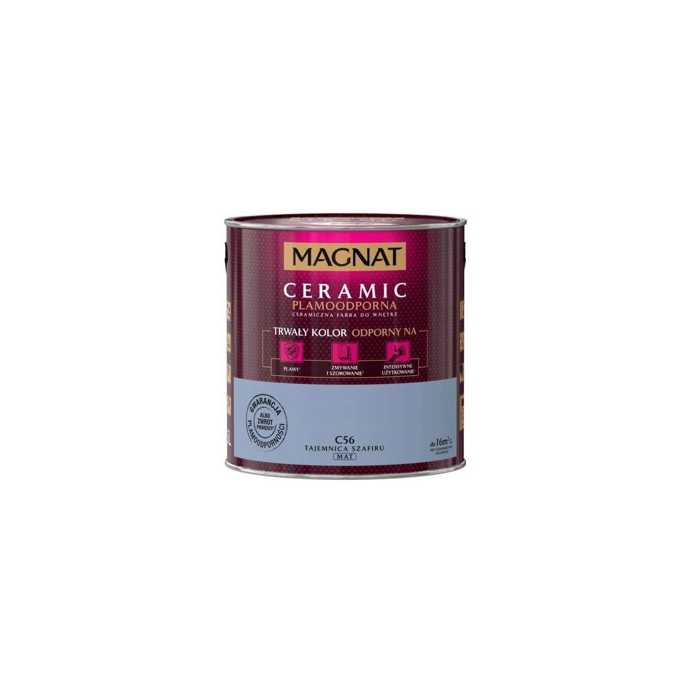 Farba Ceramiczna Magnat Ceramic C56 Tajemnica Szafiru 2,5l Farba Ceramiczna Magnat Ceramic C56 Tajemnica Szafiru 2,5l