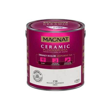 Farba Ceramiczna Magnat Ceramic C58 Mglisty Krzemień 2,5l