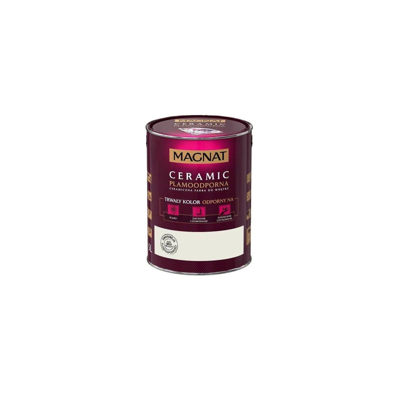 Farba Ceramiczna Magnat Ceramic C62 Alabastrowy Kryształ 5l Farba Ceramiczna Magnat Ceramic C62 Alabastrowy Kryształ 5l