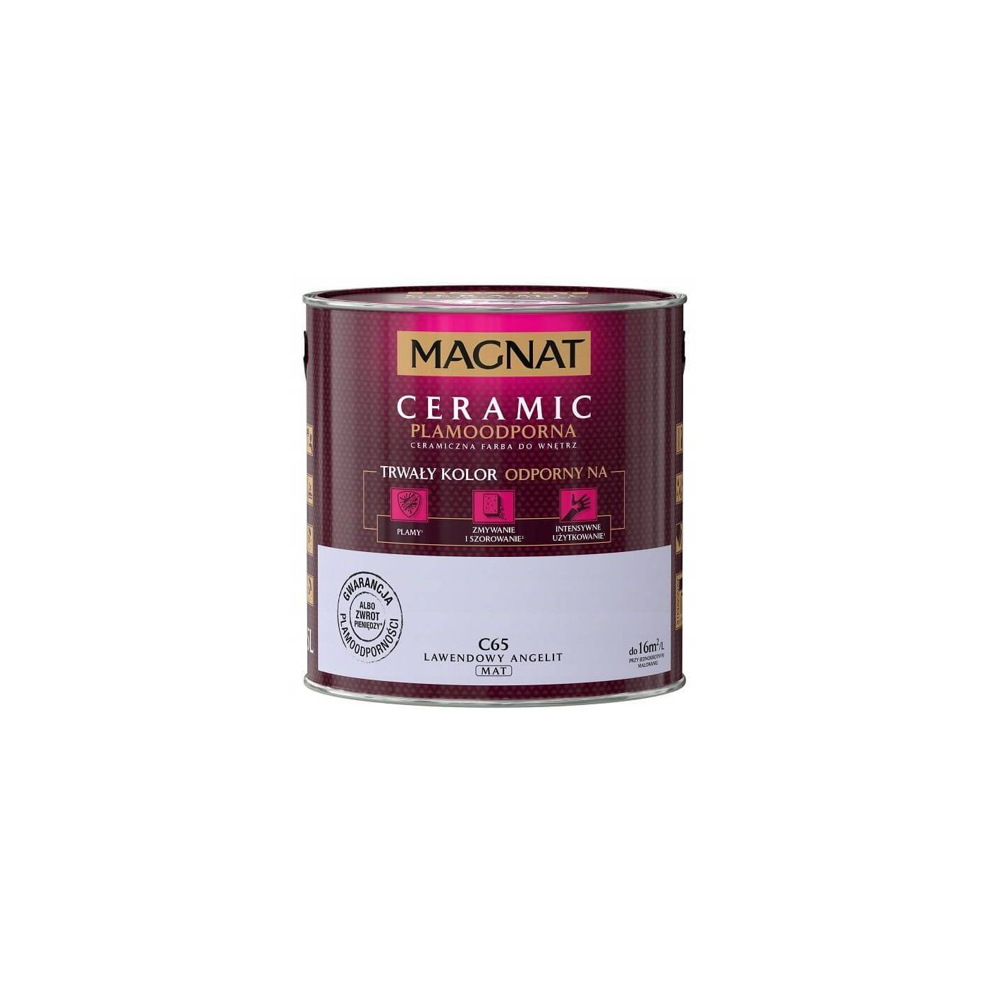 Farba Ceramiczna Magnat Ceramic C65 Lawendowy Angelit 2,5l Farba Ceramiczna Magnat Ceramic C65 Lawendowy Angelit 2,5l