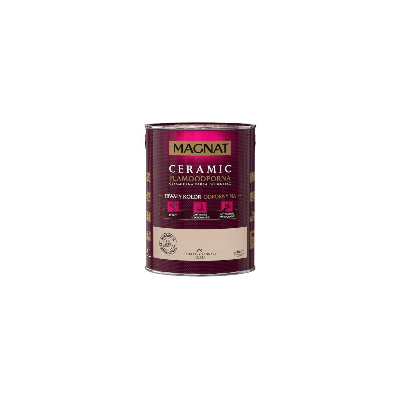 Farba Ceramiczna Magnat Ceramic C9 Delikatny Bronzyt 5l Farba Ceramiczna Magnat Ceramic C9 Delikatny Bronzyt 5l