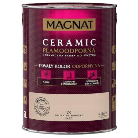 Farba Ceramiczna Magnat Ceramic C9 Delikatny Bronzyt 5l