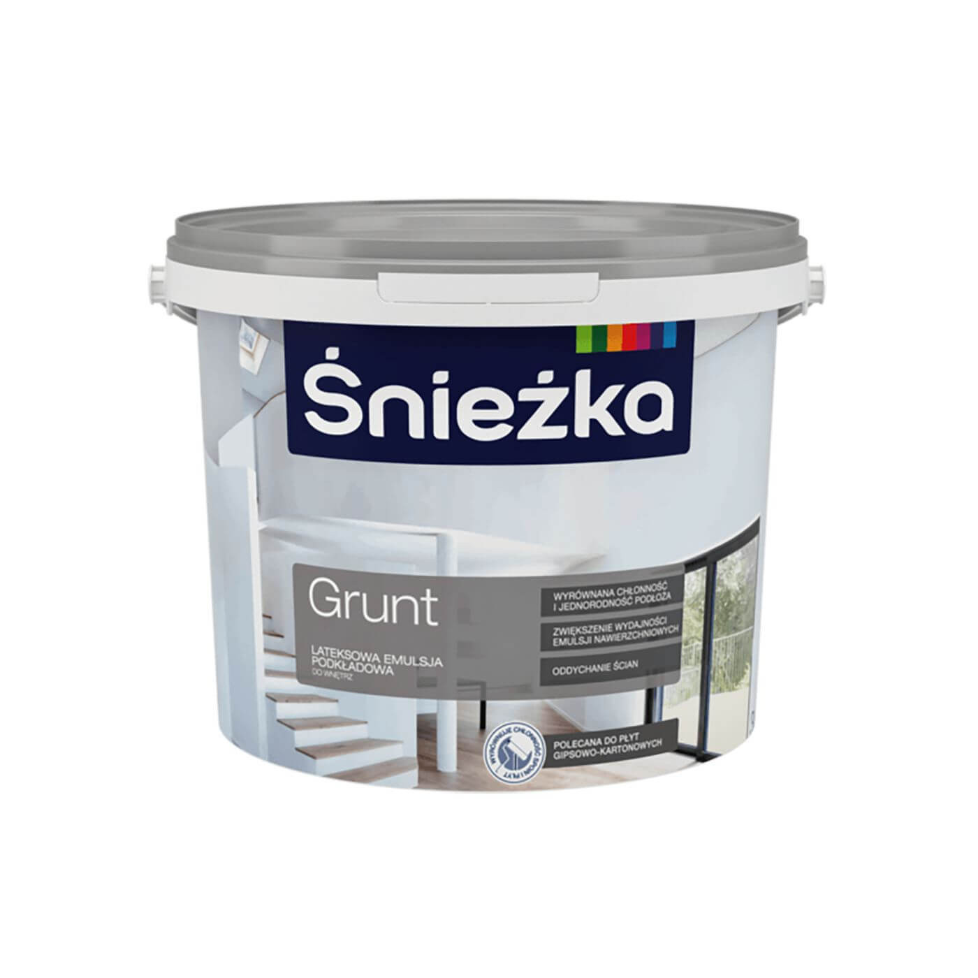 Emulsja Lateksowa Grunt Biała 3l Śnieżka Emulsja Lateksowa Grunt Biała 3l Śnieżka