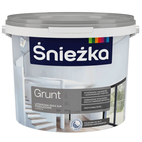 Emulsja Lateksowa Grunt Biała 3l Śnieżka