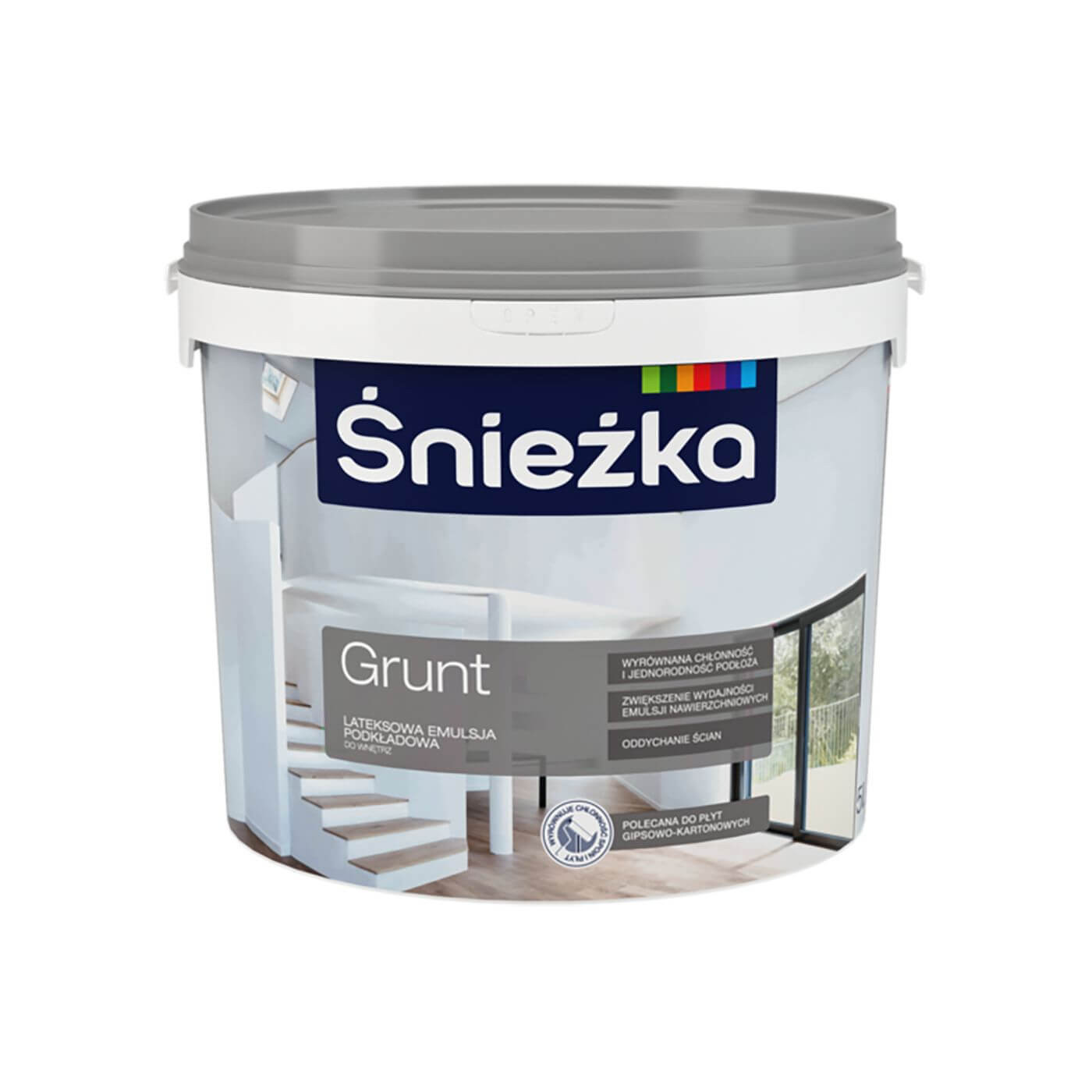Emulsja Lateksowa Grunt Biała 5l Śnieżka Emulsja Lateksowa Grunt Biała 5l Śnieżka