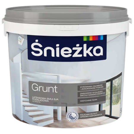 Emulsja Lateksowa Grunt Biała 5l Śnieżka