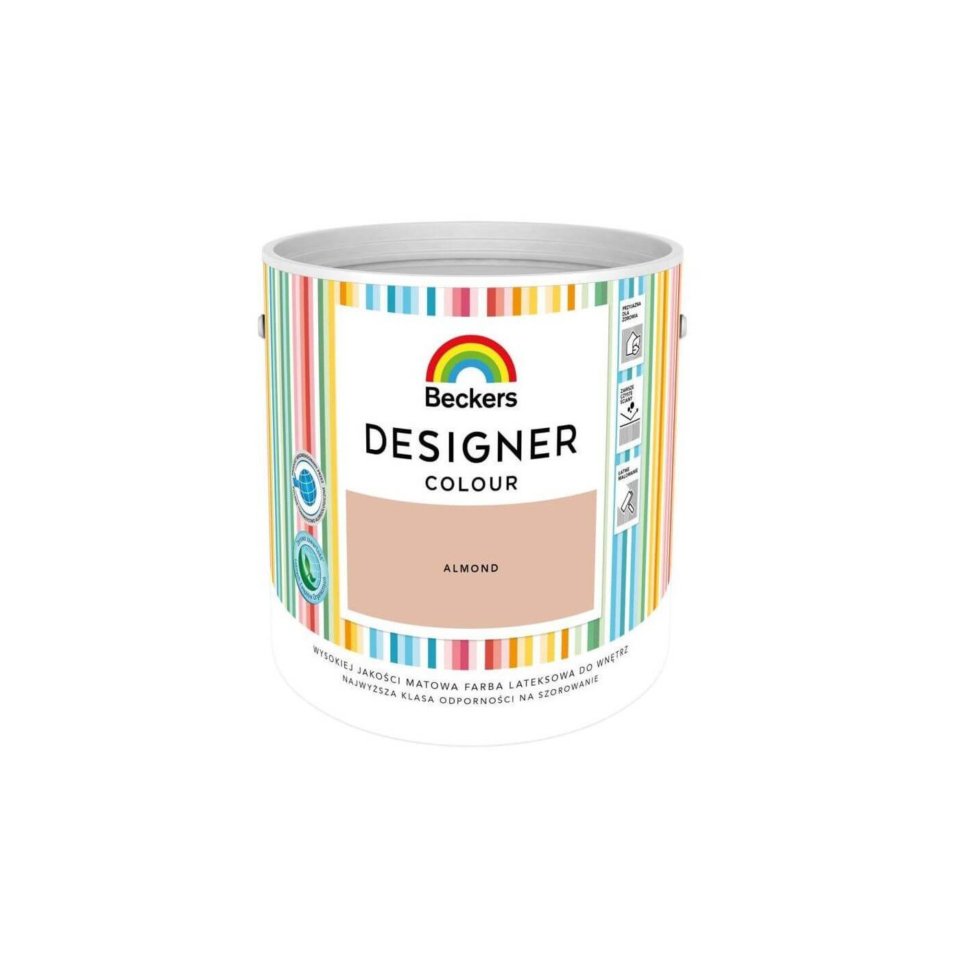 Farba Lateksowa Designer Colour Almond 2,5L Beckers Farba Lateksowa Designer Colour Almond 2,5L Beckers